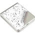 White Speckle Galaxy Z Flip3 5G Skin